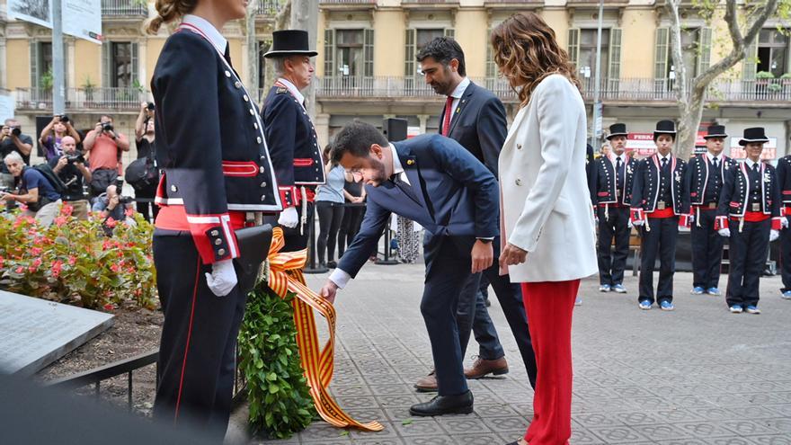 Aragonès pide enfocar la reivindicación al referéndum en una Diada "plural"