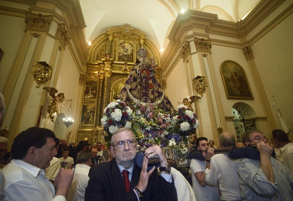 Bajada de la Fuensanta a la Catedral de Murcia