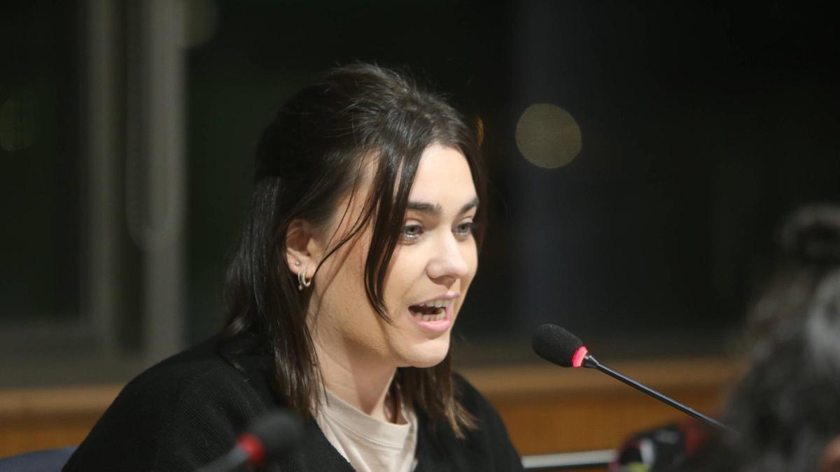 Xiana Abal, concejala de Facenda del Concello de Cangas.