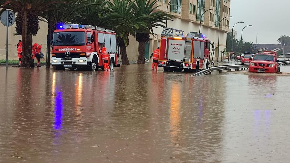 Incidencias de la borrasca &#039;Hermine&#039; en Lanzarote.