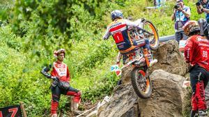 Toni Bou, durante la prueba