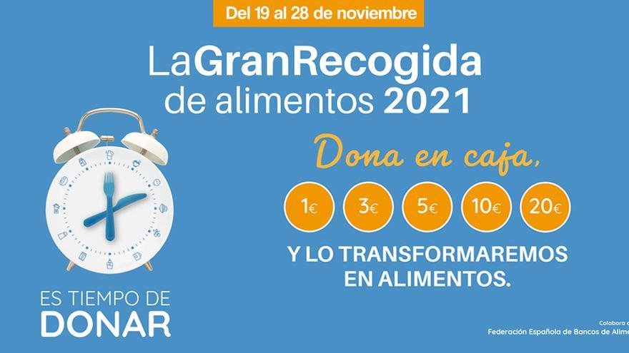 Mercadona participa en la gran recogida de alimentos 2021