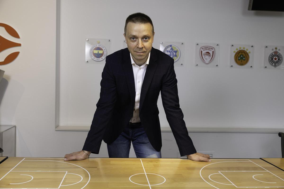 Motiejunas, CEO de la Euroliga // @EUROLEAGUE