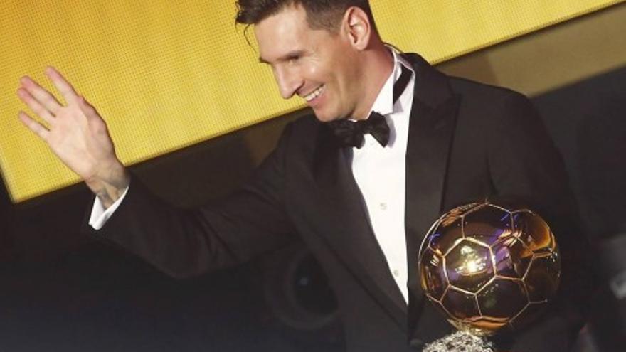 Messi logra su quinto Balón de Oro