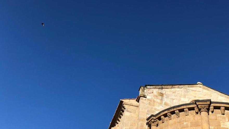 El cielo en Zamora, esta mañana.