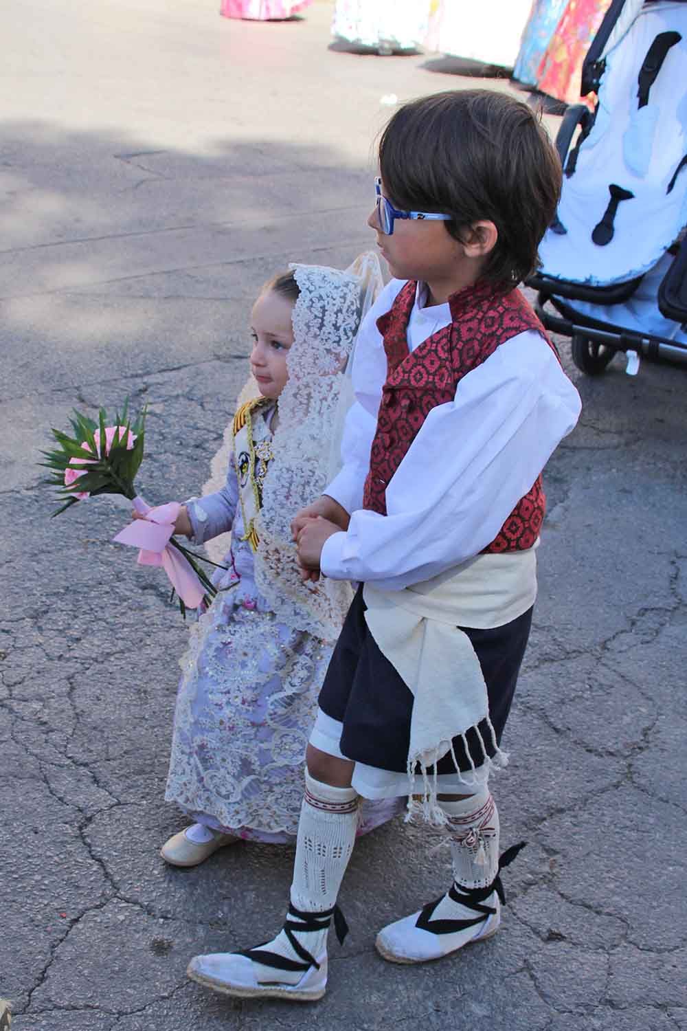 Ofrenda en el Port de Sagunt