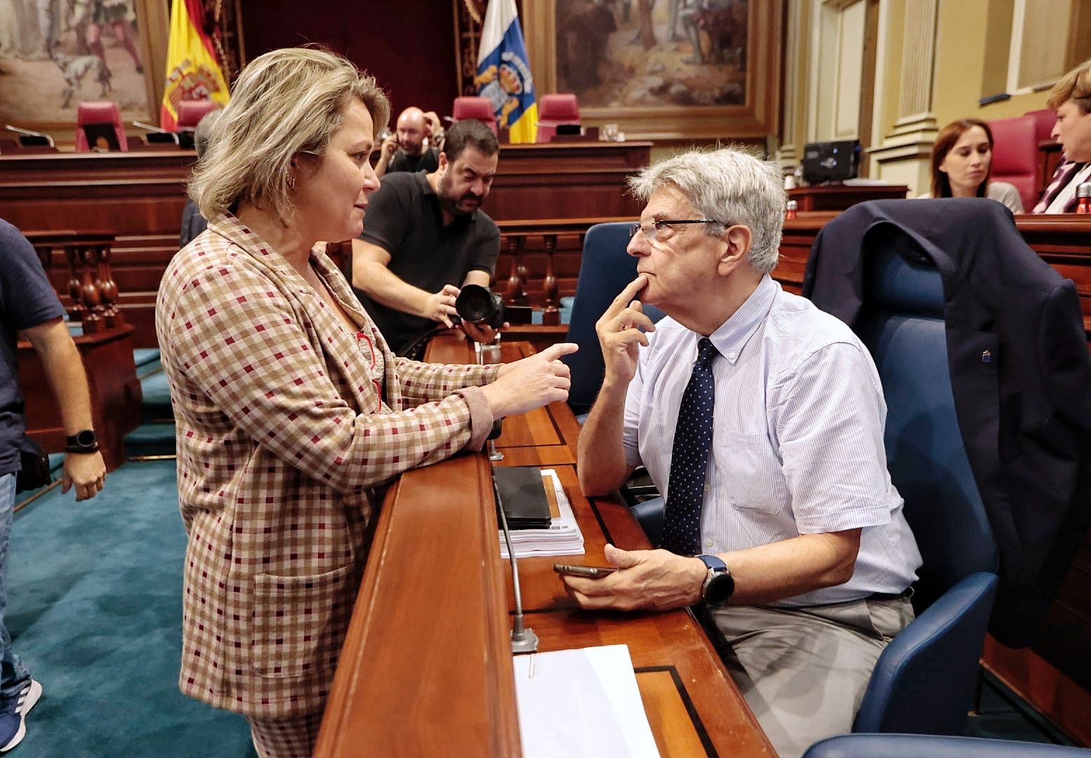 Pleno en el Parlamento de Canarias (12/12/22)