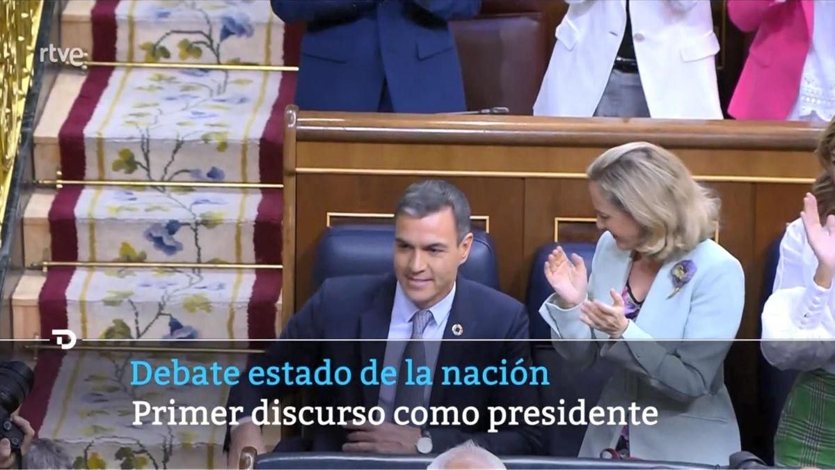 Aplausos en el Congreso (TVE-1).