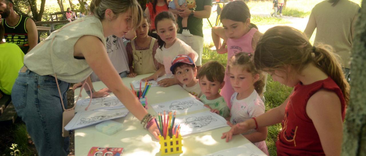 Algunos de los niños participantes.