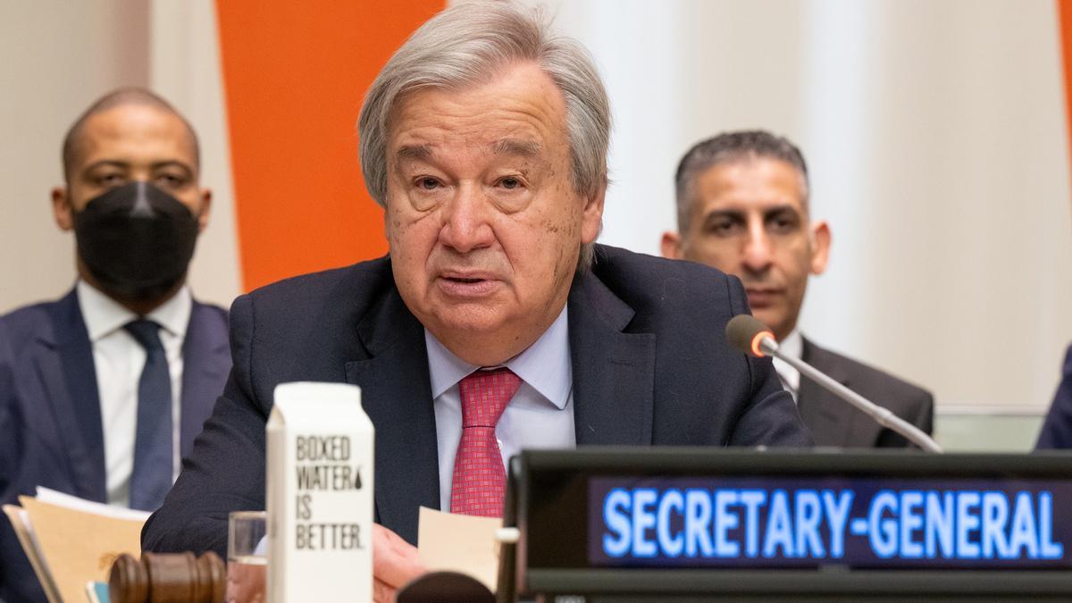 El secretario general de la ONU, António Guterres.