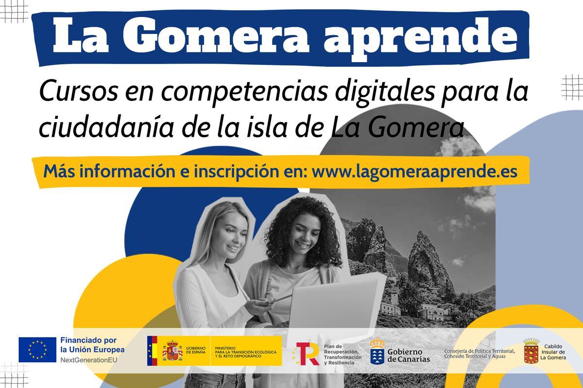 El Cabildo de La Gomera oferta 17 cursos en competencias digitales