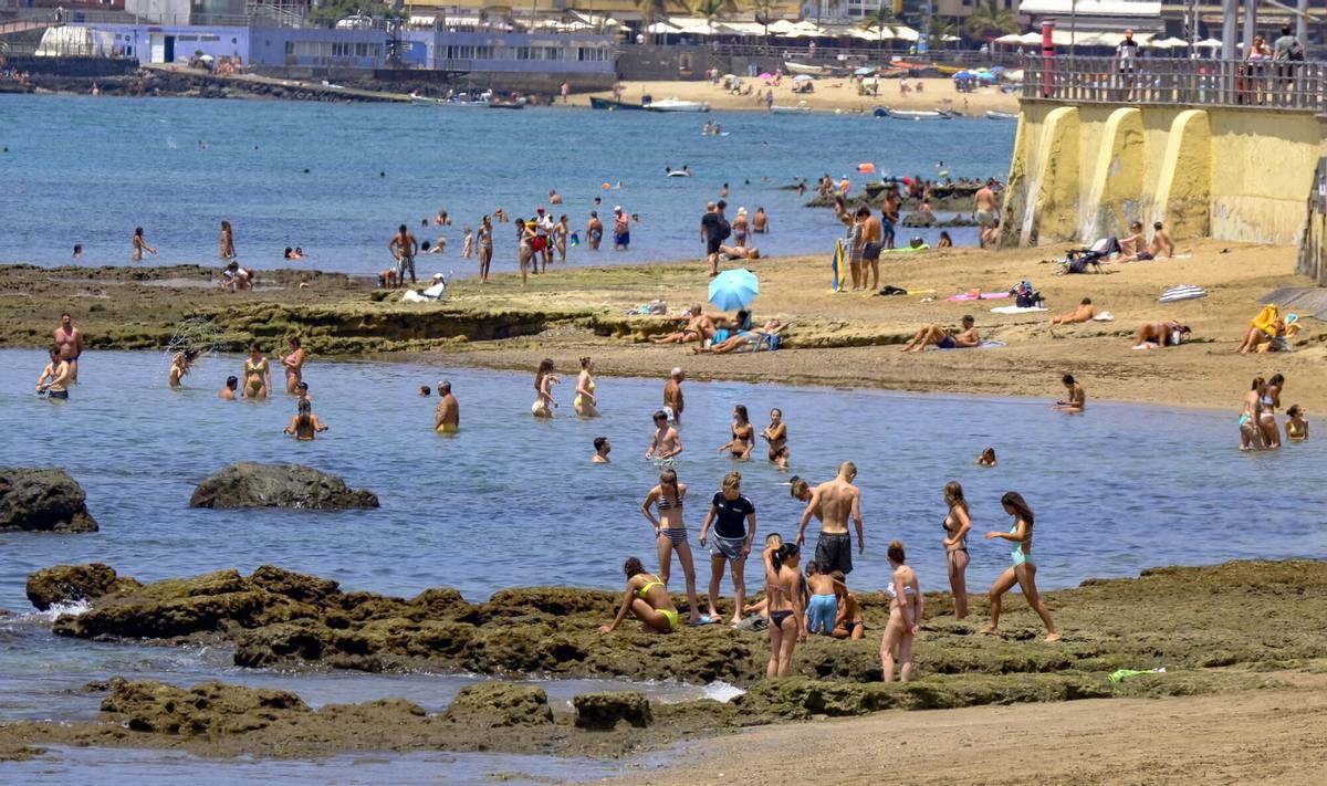 Las capas fósiles de Las Canteras, al descubierto