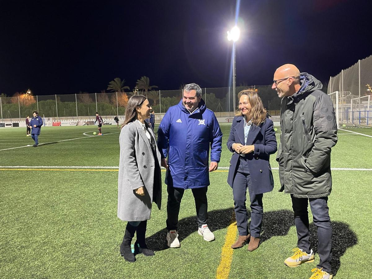 Giner, Hurtado y el gerente del Patronato Municipal de Deportes, César Lapica (derecha).