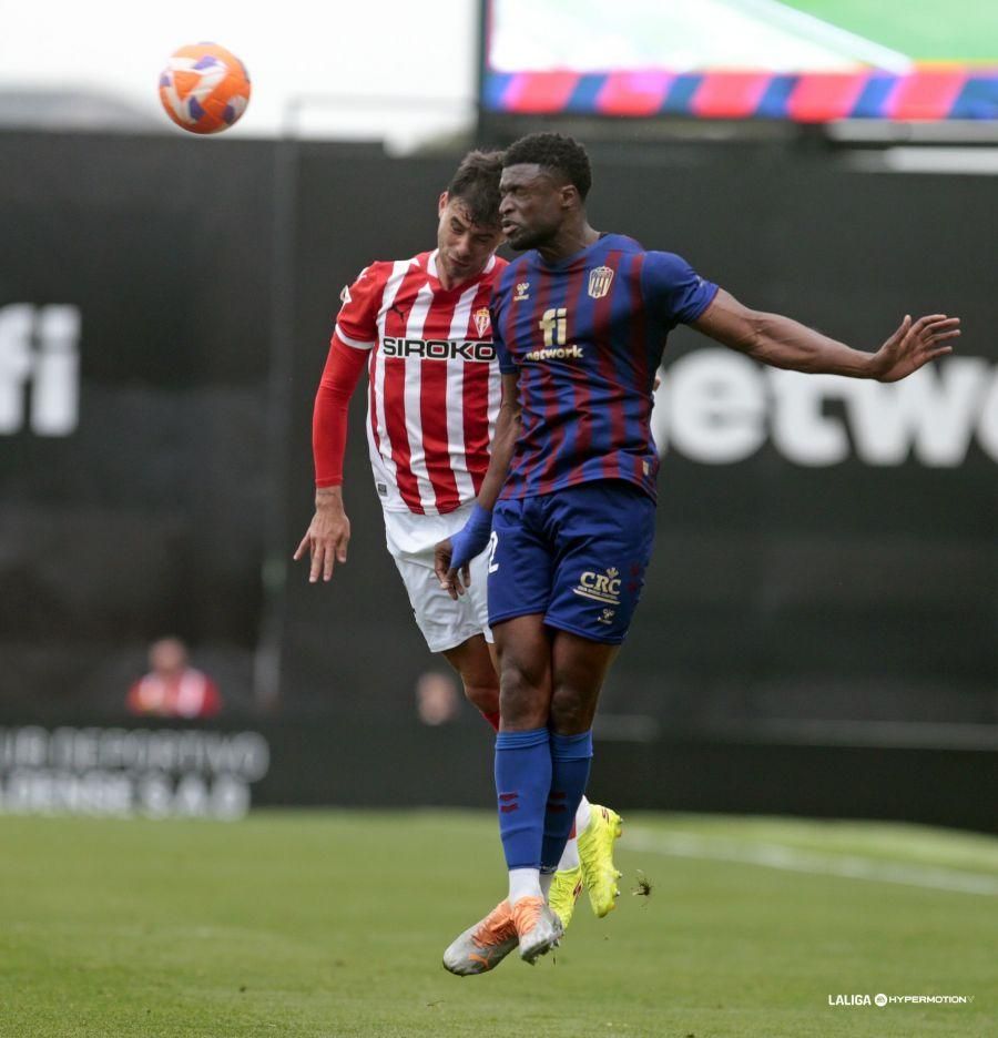 Así fue el partido entre el Sporting y el Eldense