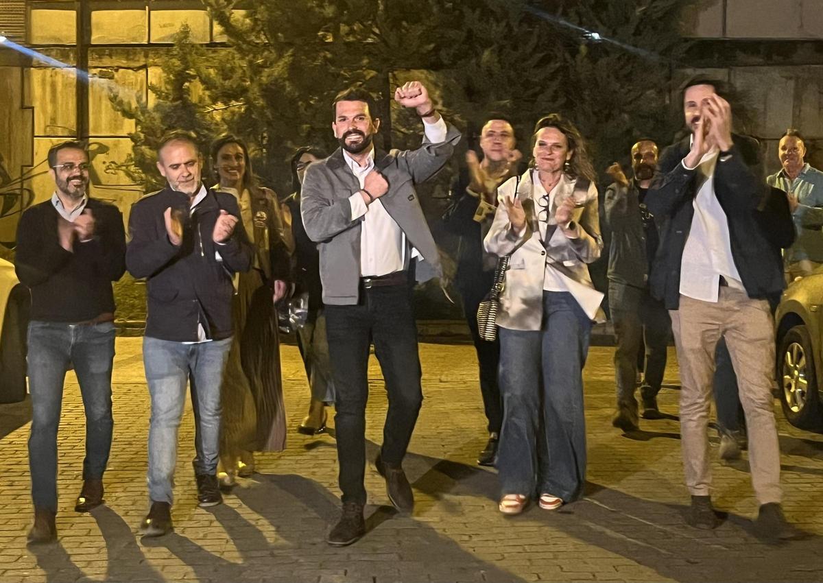El nuevo secretario general del PSOE extremeño, Álvaro Sánchez Cotrina, ayer.