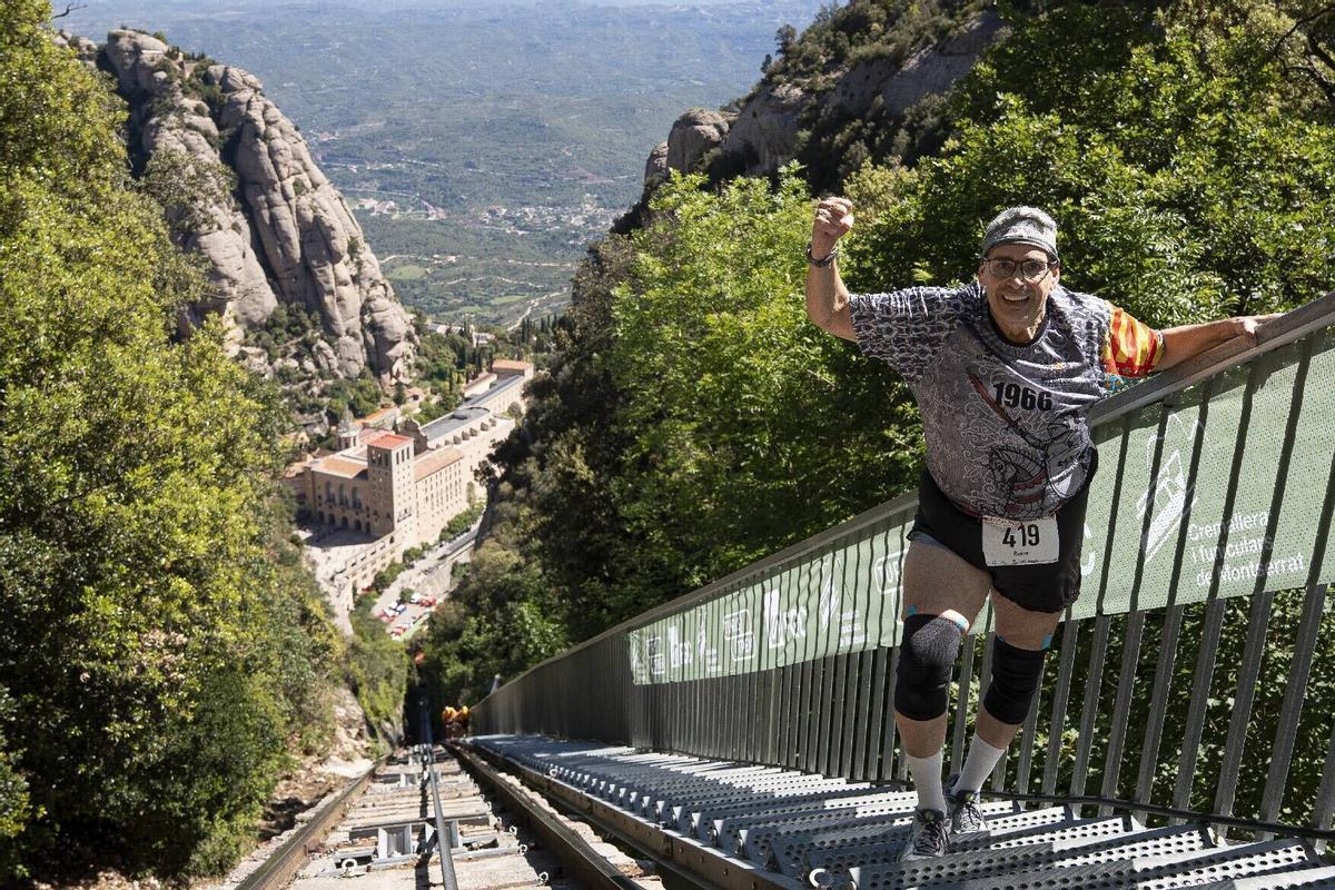 Les millors fotos de la vuitena edició de la Cursa Vertical de Montsrerat 2026