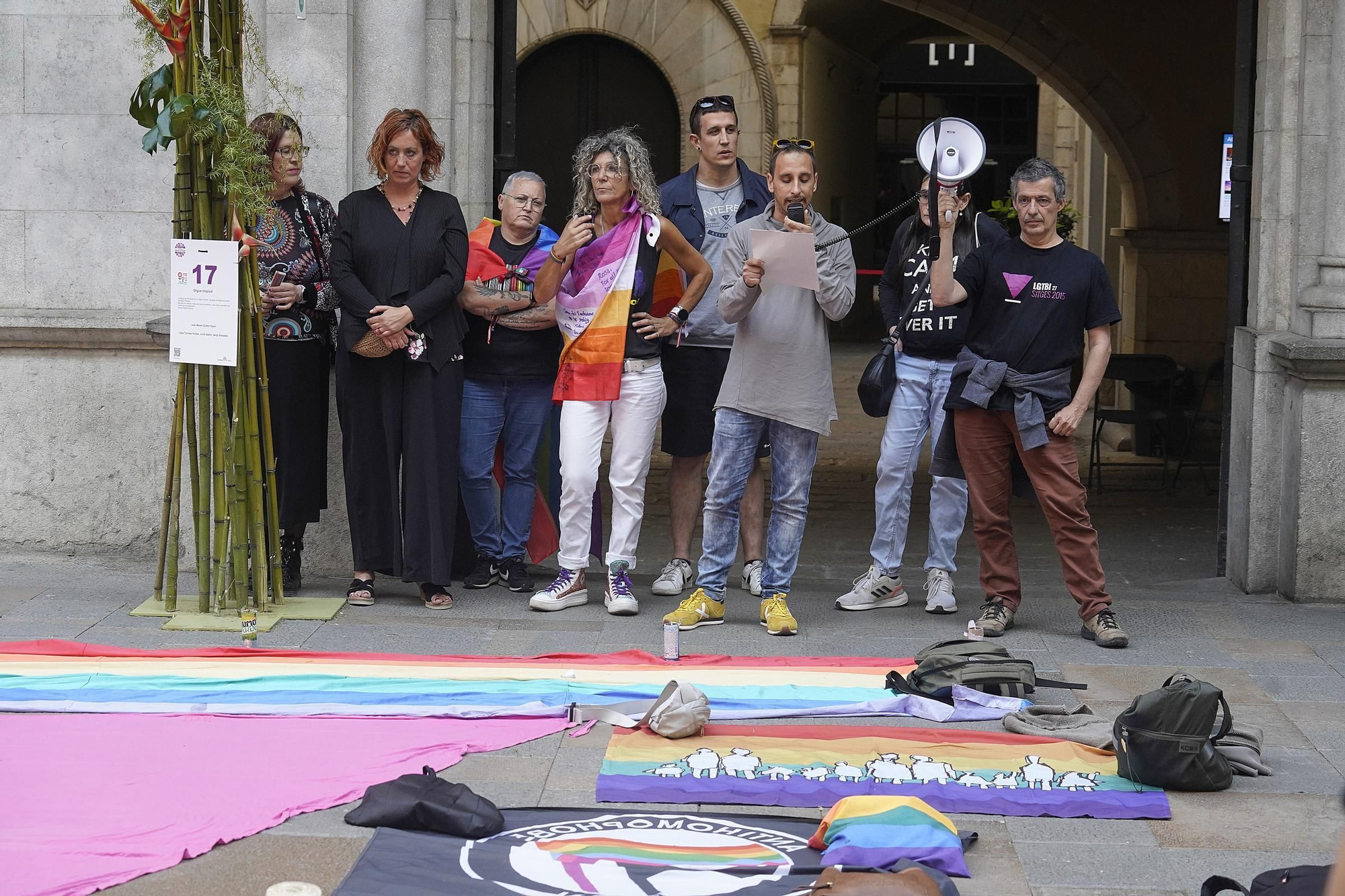 Concentració a Girona pel Dia Internacional contra l’LGTBI-fòbia
