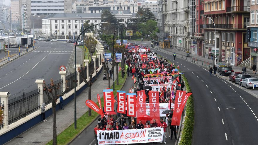 Los trabajadores salen a las calles para pedir mejoras salariales ante el alza de los precios