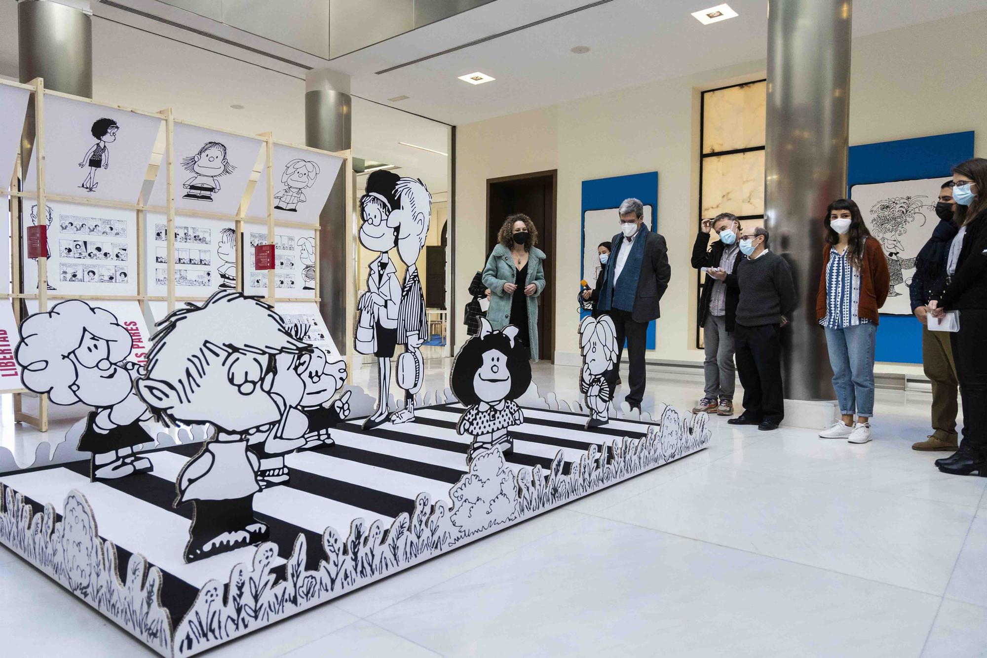 Quino y Mafalda toman València