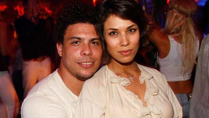 Ronaldo y Maria Beatrice Anthony, en Eivissa.