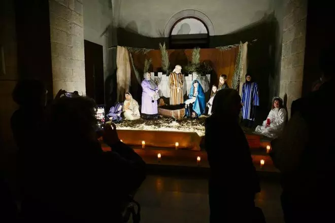 Èxit d'assistència al Pessebre Vivent de l'Església de Sant Pere de Figueres