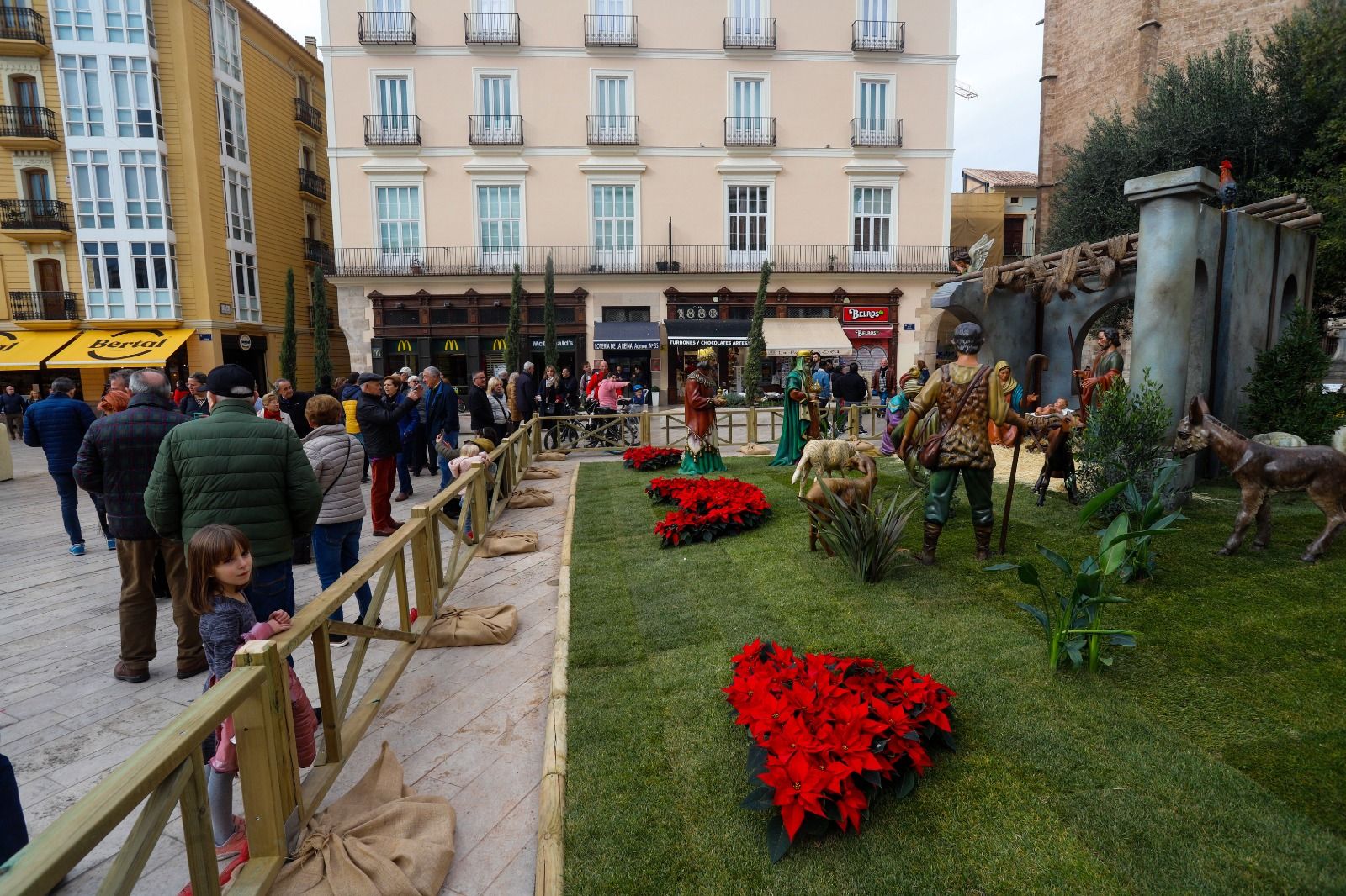Ambiente navideño en València