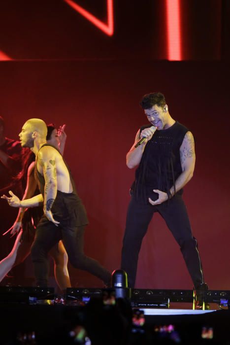 El Palma Arena se rinde a la noche loca de Ricky Martin