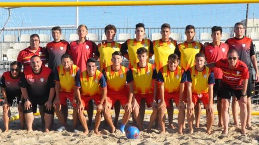 La selecció catalana juvenil és tercera a l&#039;estatal de futbol platja a Cadis