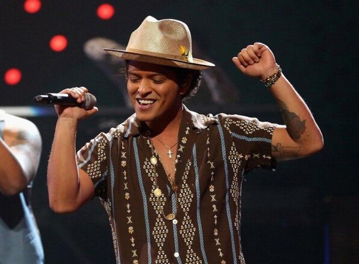El cantnate estadounidense Bruno Mars