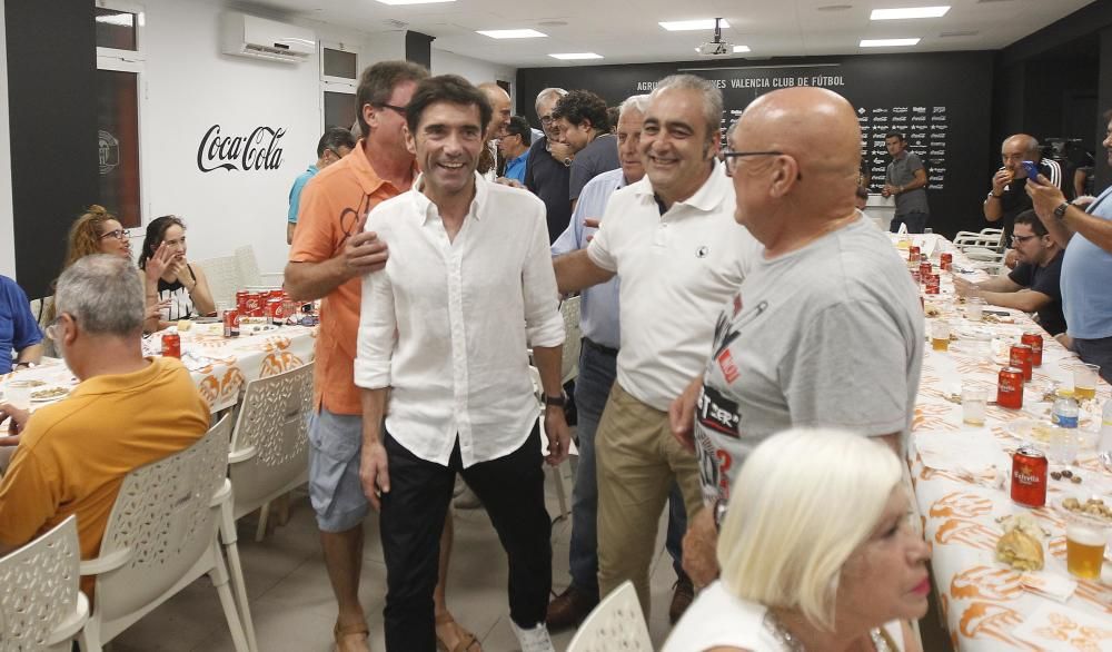 Visita de Marcelino a la Agrupació de Penyes