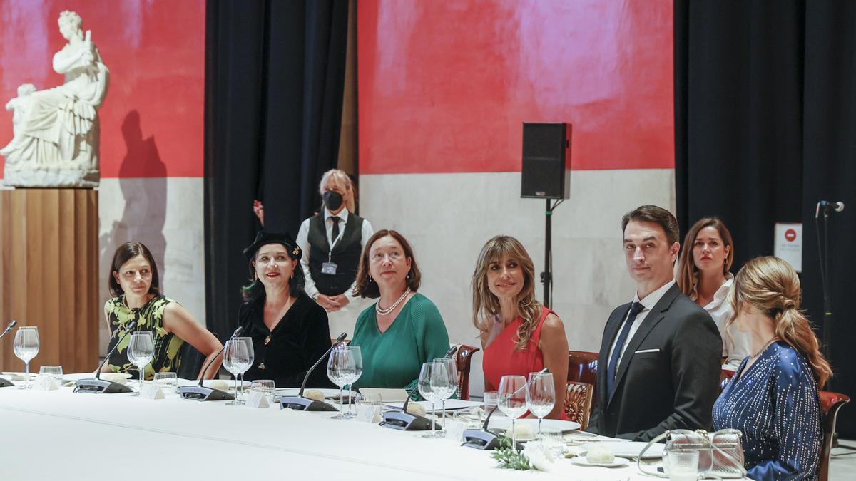 Una imagen de la cena ofrecida a los líderes de la OTAN en el Prado.