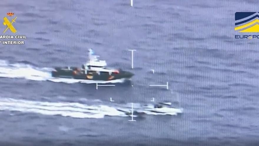 Interceptan un velero con 700 kilos de cocaína cuando se dirigía a Canarias