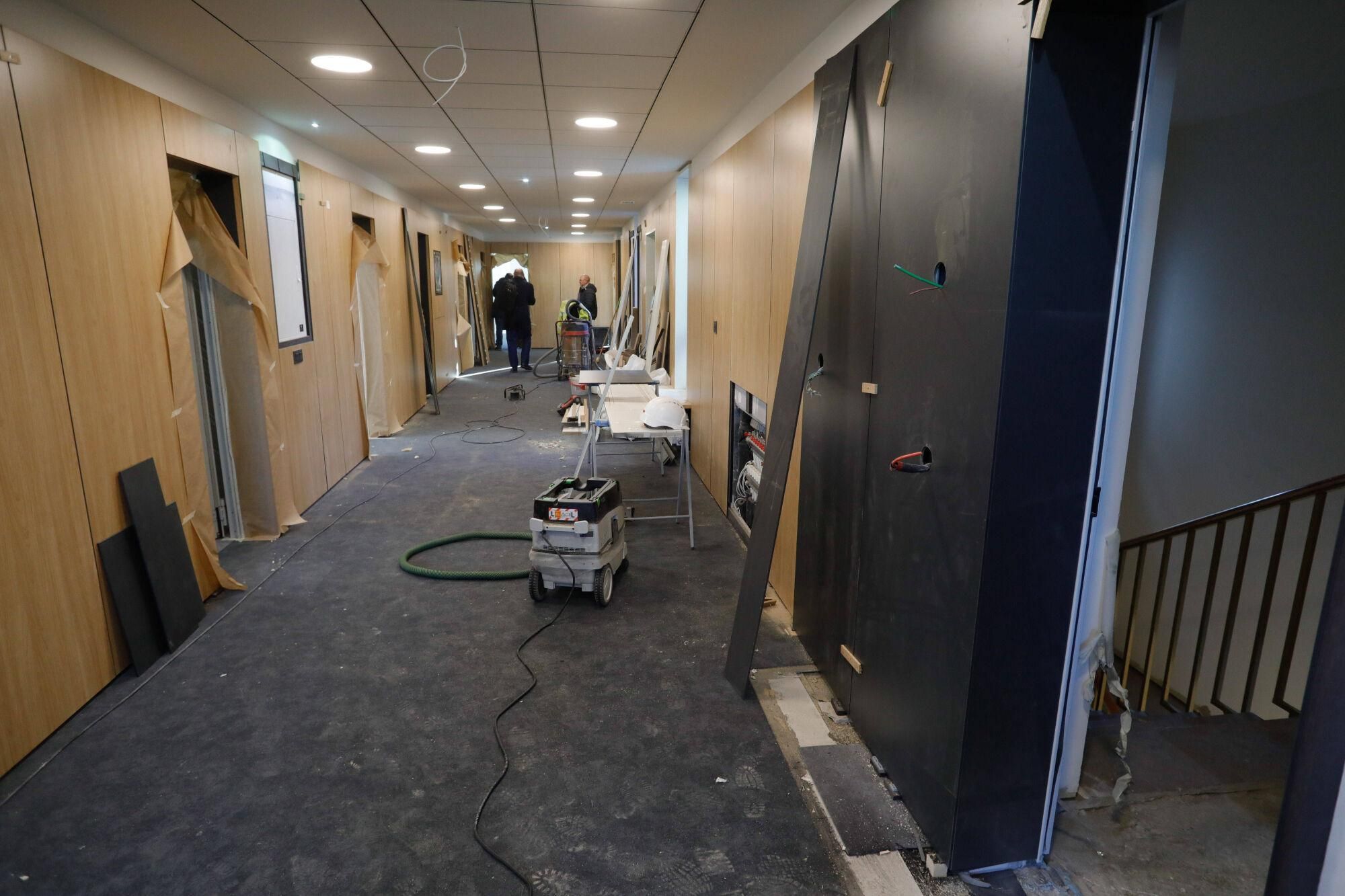 En imágenes: Así avanzan por dentro las obras en la nueva sede del Conservatorio de Avilés