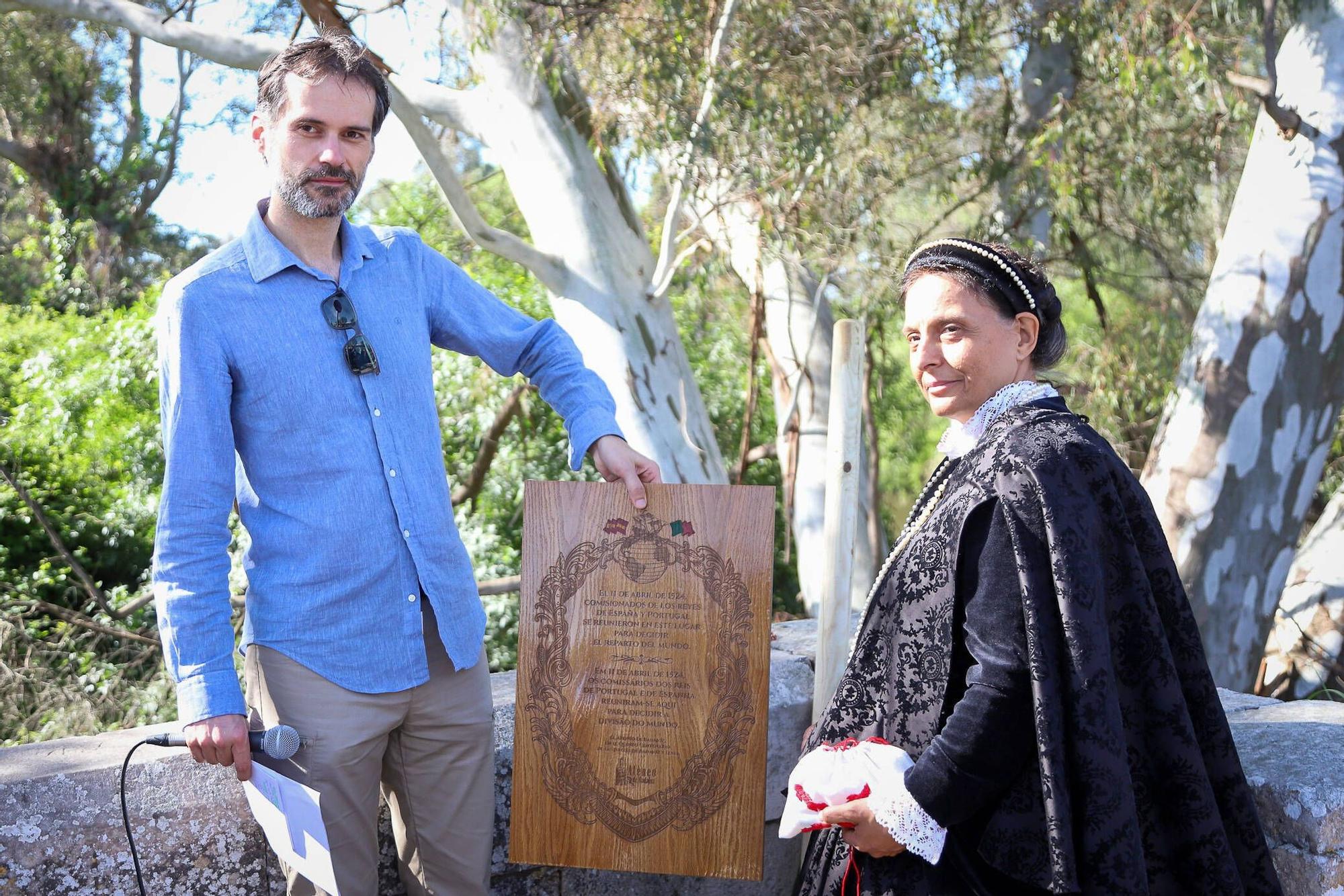 Ruta para conmemorar la histórica junta de Badajoz–Elvas de 1524, cuando se repartió el mundo.