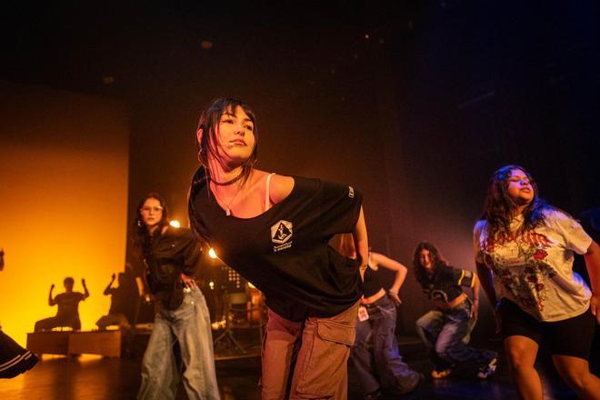 Ensayo de 'Reflejos', del proyecto de Juventud a escena