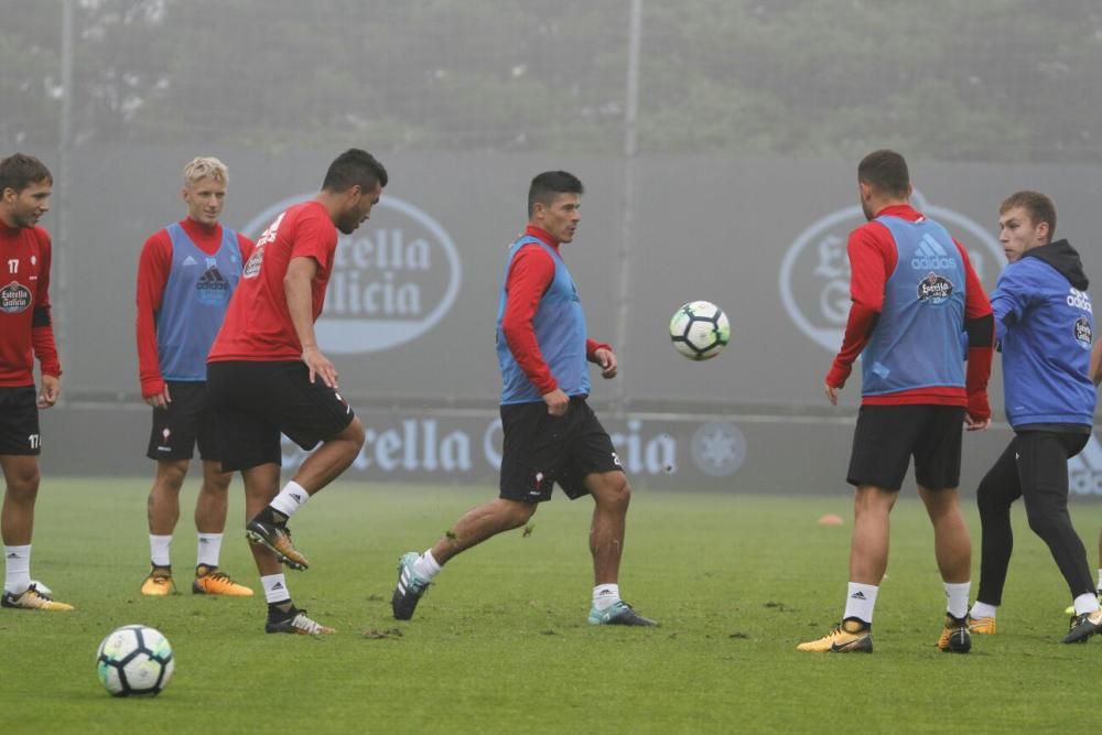 Entrenamiento del Celta en A Madroa