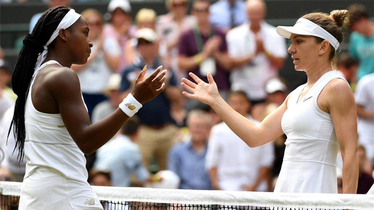 Gauff ya no pudo con Halep