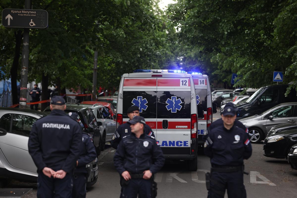 Masacre en una escuela de Belgrado