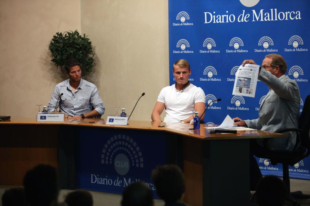 Marcus Cooper en el Club Diario de Mallorca