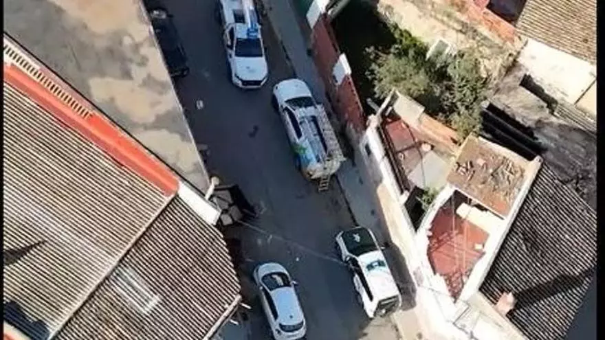 Espectacular despliegue de la Guardia Civil contra los enganches ilegales en Alberic