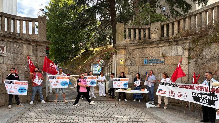 La plantilla de la lavandería hospitalaria de Vigo convoca cinco días de huelga en julio por el «bloqueo» del convenio