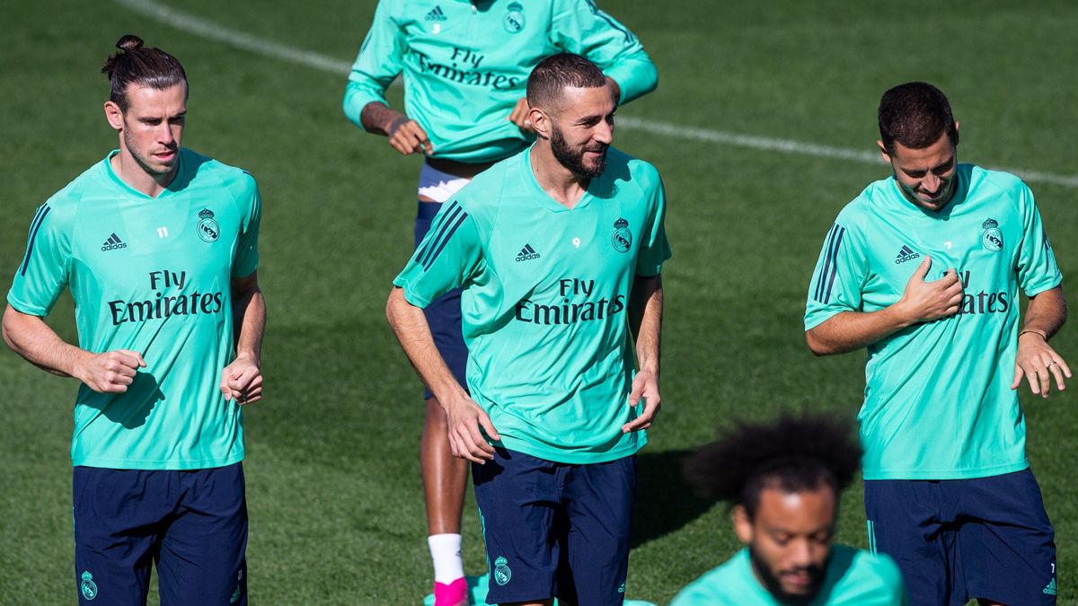 Bale, Benzema y Hazard, el tridente de Ancelotti