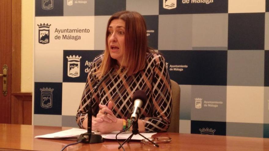 Ysabel Torralbo, hoy en el Ayuntamiento durante la presentación de su moción.