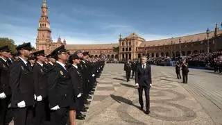 Fernando Grande-Marlaska, ministro del Interior, preside el acto central del Día de la Policía en Sevilla