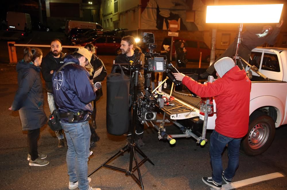 La calle Tomás Alonso fue el escenario del rodaje