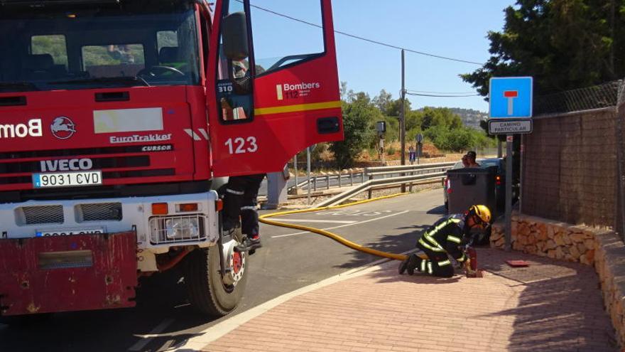 Los bomberos piden hidrantes a Dénia