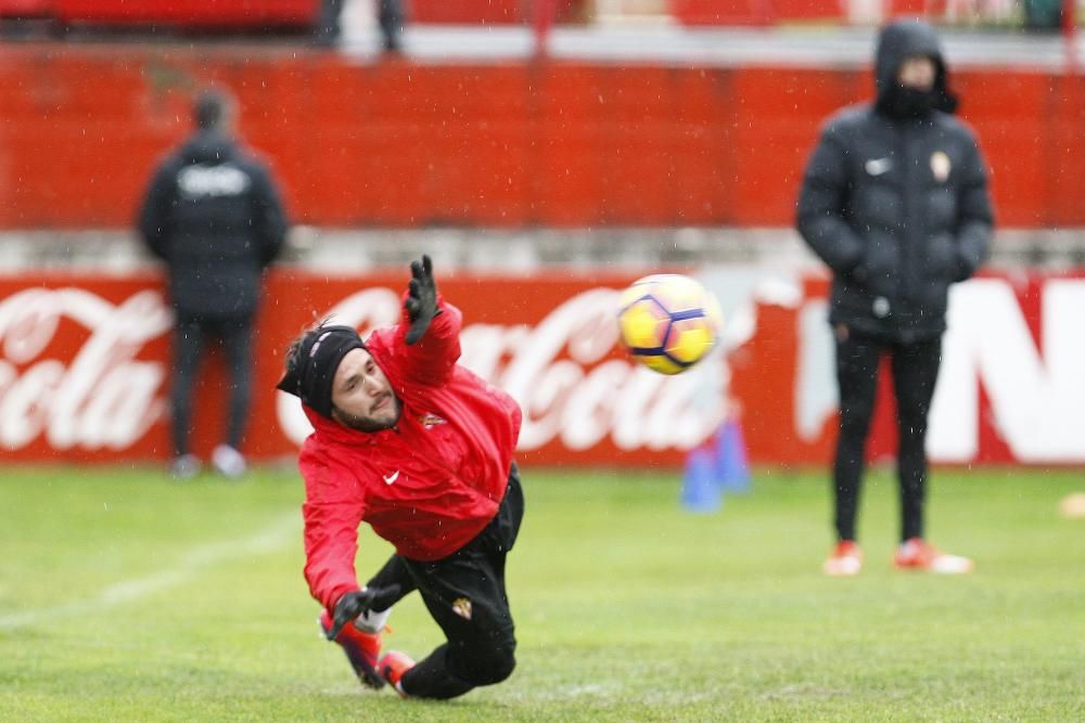 Entrenamiento del Sporting