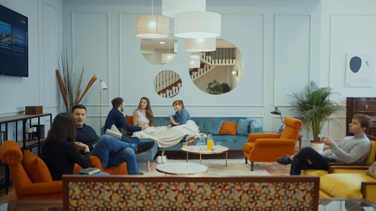 Imagen promocional del salón de DoveVivo en el centro de Madrid