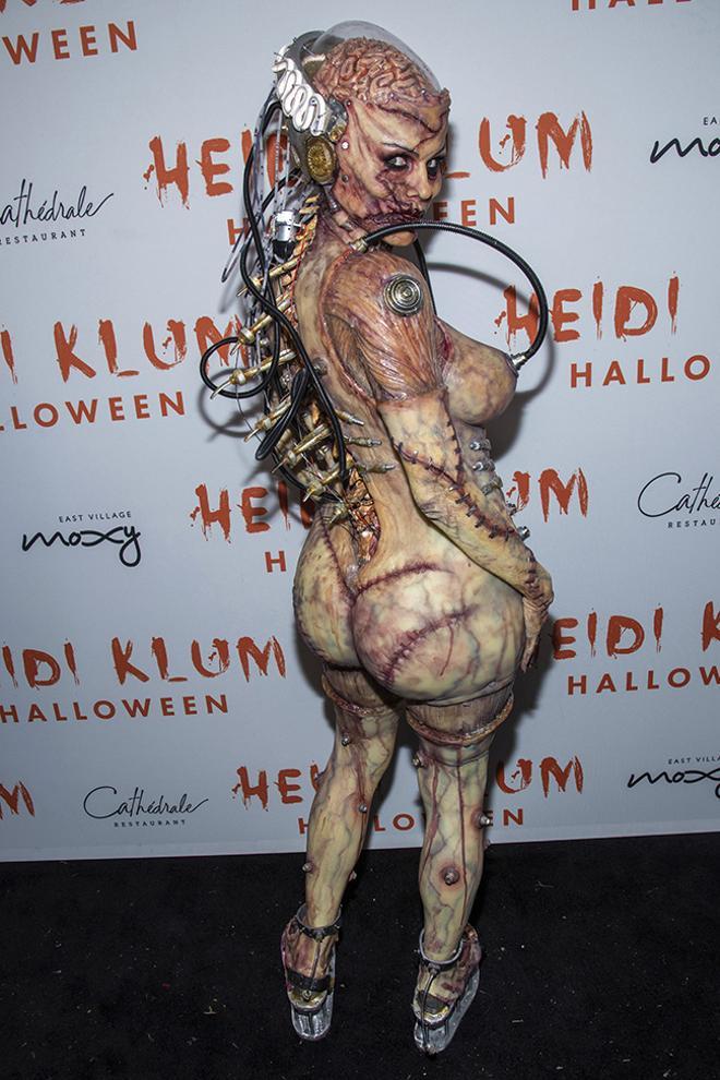 Disfraz de alien de Heidi Klum