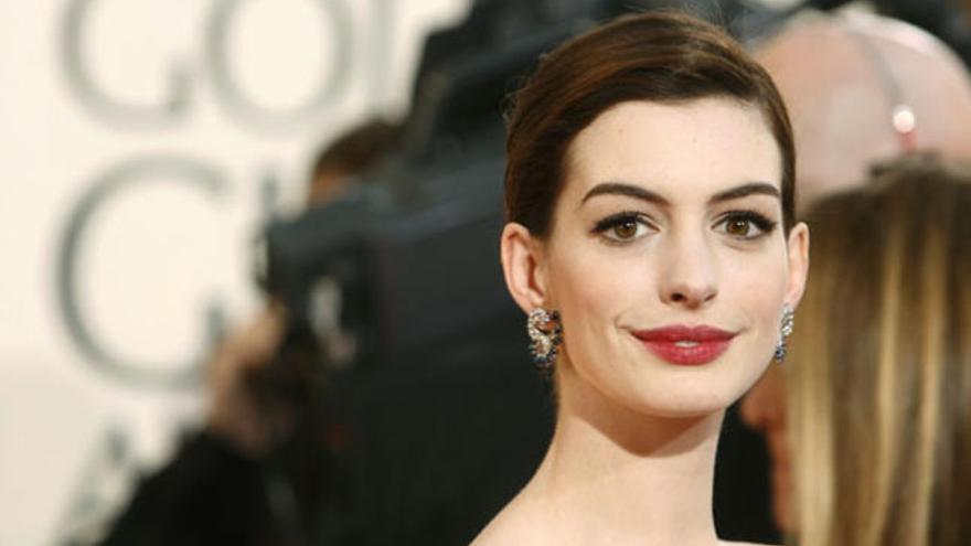 La actriz Anne Hathaway.